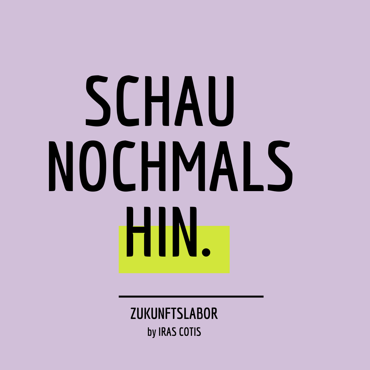 Sticker Schau nochmals hin – Lavendel