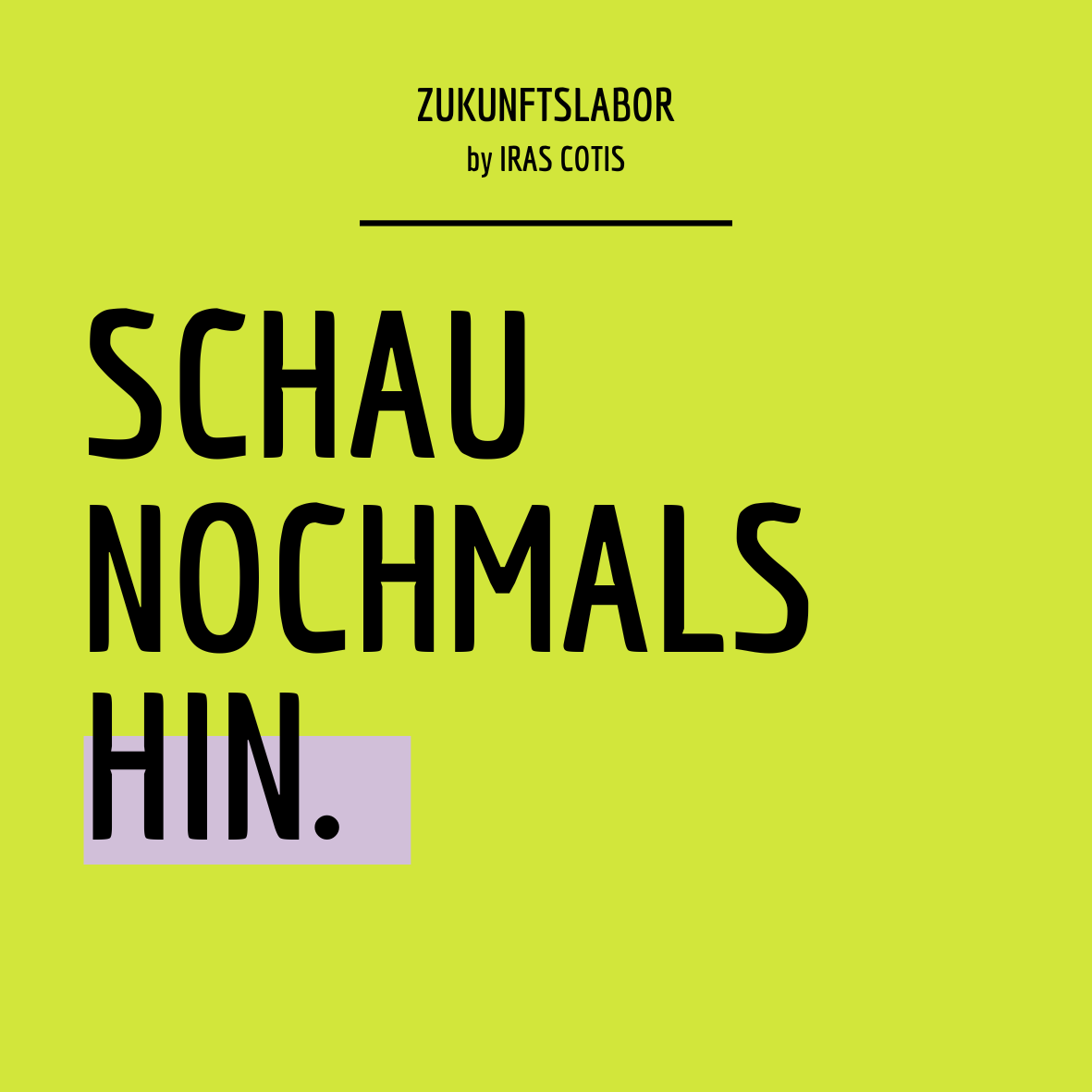Sticker Schau nochmals hin – Limette
