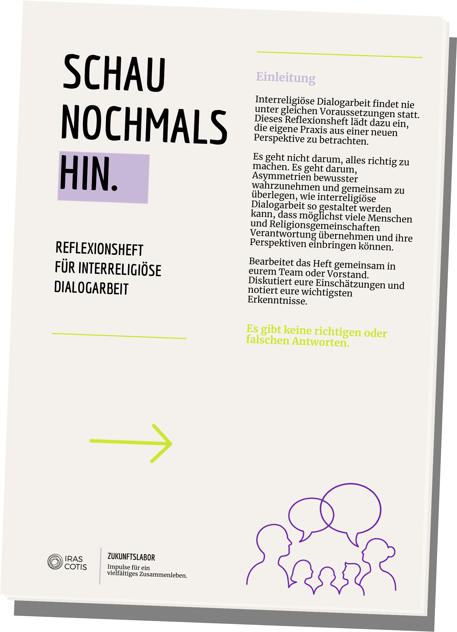 Reflexionsheft Schau nochmals hin.